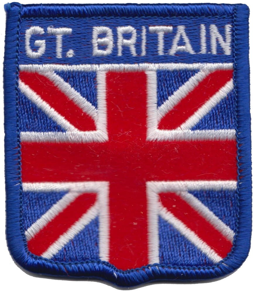 Great Britain GB Union Jack Embroidered Patch