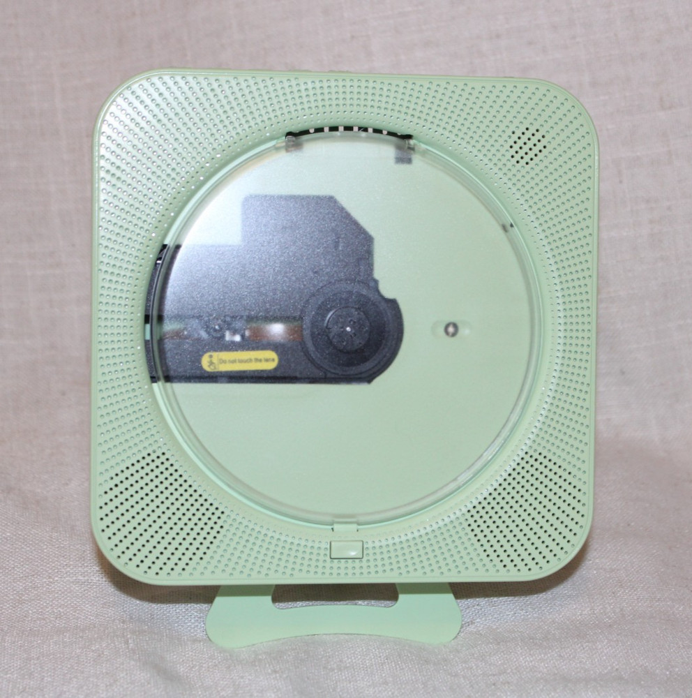 "Read" -- Portable Wall Mountable Bluetooth CD Player with Remote Control Green