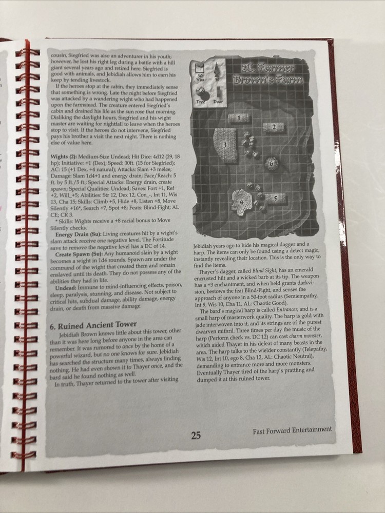 Fast Forward d20 RPG Treasure Quests NM