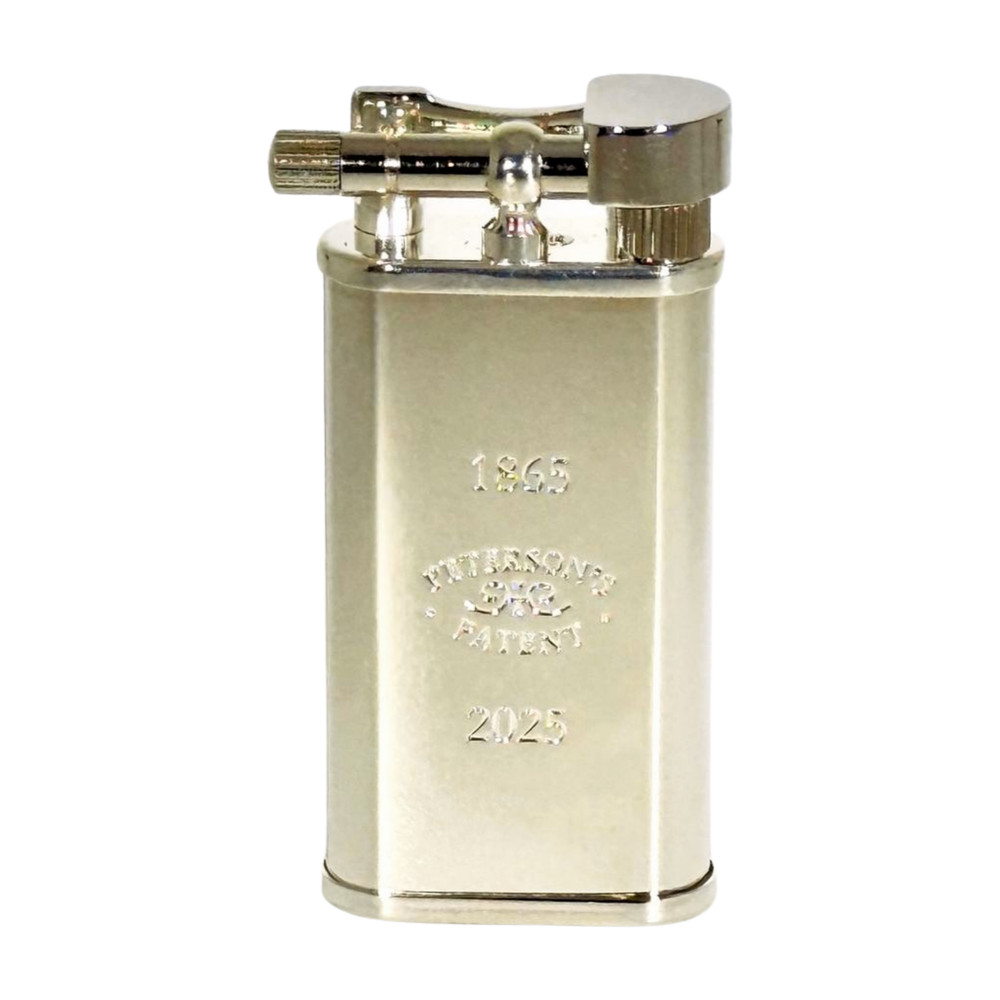 Peterson 160th Anniversary Lighter...Silver Plating...NIB