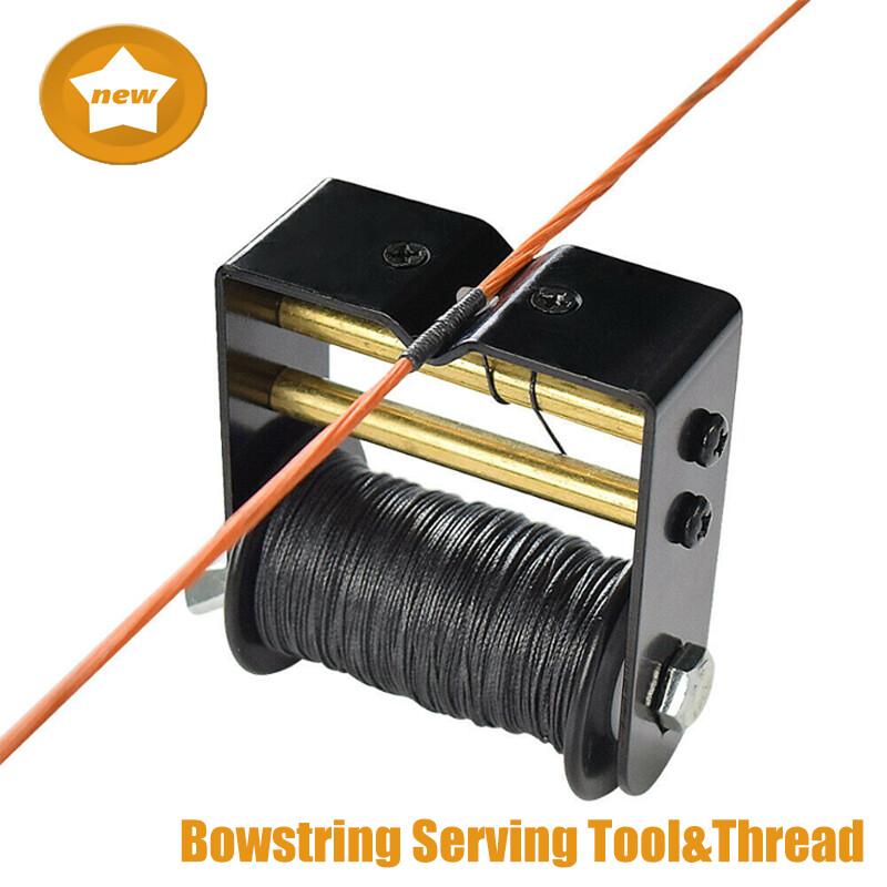 Bowstring Serving Tool & Thread 0.021" Thick Archery Protecting Bow String 1 Set
