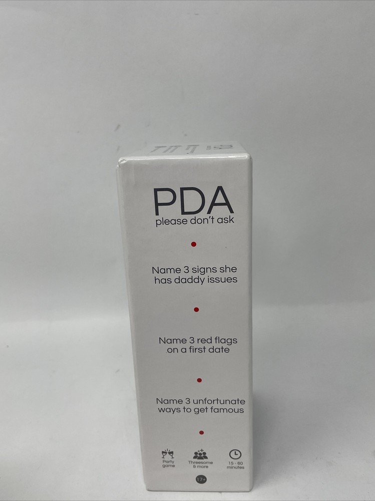 PDA Please Don’t Ask Fun Party Game Card