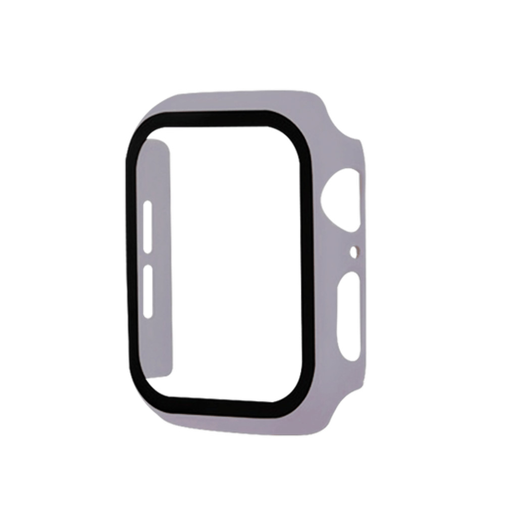 Protective Slim Bumper Case Screen Protector  LIGHT PURPLE For Apple Watch 38mm