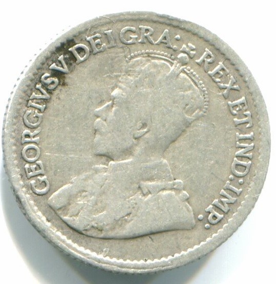 1920 Canada Silver Five Cent / 5 Cent !! Better Condition !