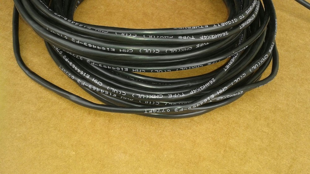 25ft PRO CAT5E Tactical Shielded w/Neutrik Ethercon RJ45 Digital Audio Cable