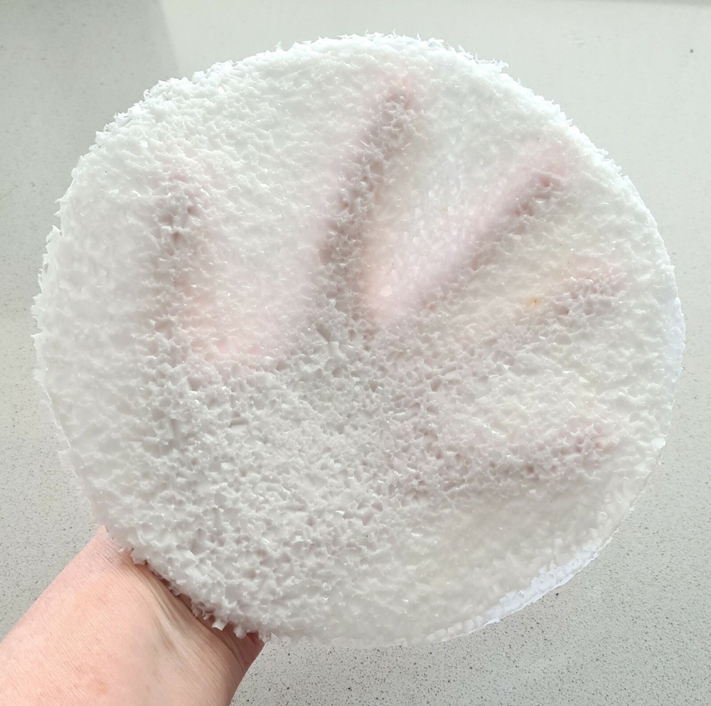 Large DRUZY Crystal Insert Silicone Disc AU