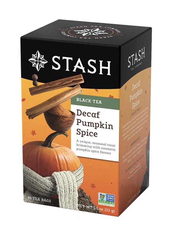 Stash Decaffeinated Tea-Pumpkin Spice - 18 - Bag