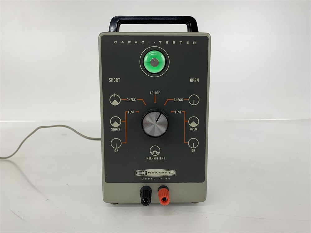 Heathkit Capaci-Tester IT-22 Intermittent Capacitor Tester