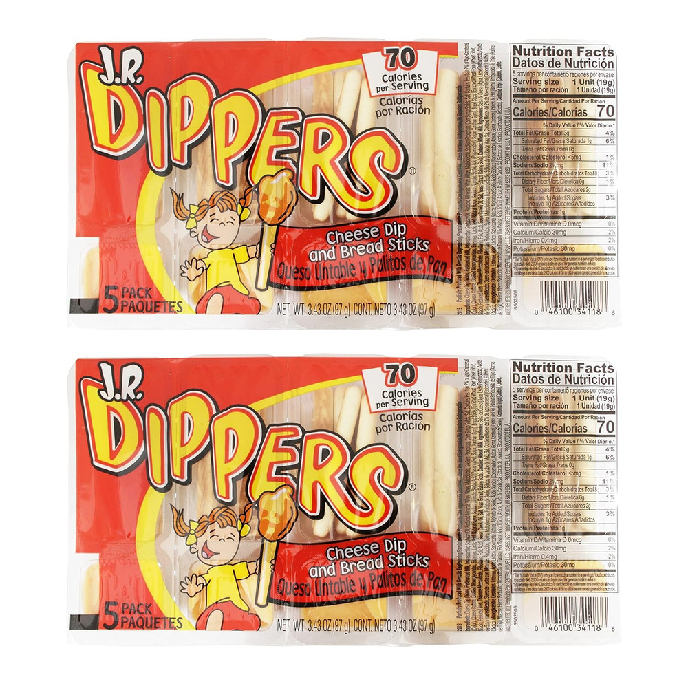 Cheese Dip & Bread Sticks Snacks (2 Packs), 2 Pack