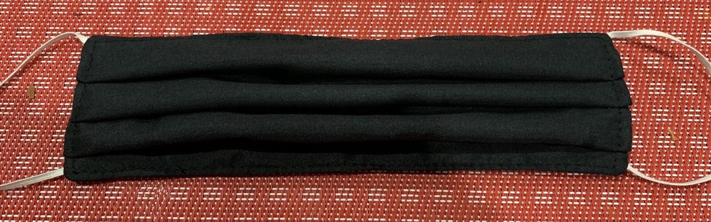 Fabric Reusable Reversible Face MASK Black