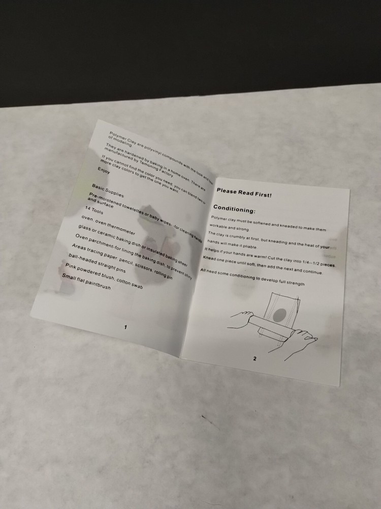 Polymer Clay Tools Lot with Clay