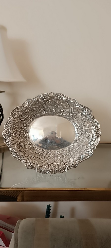 Sterling Silver Bonbon Dish 1897