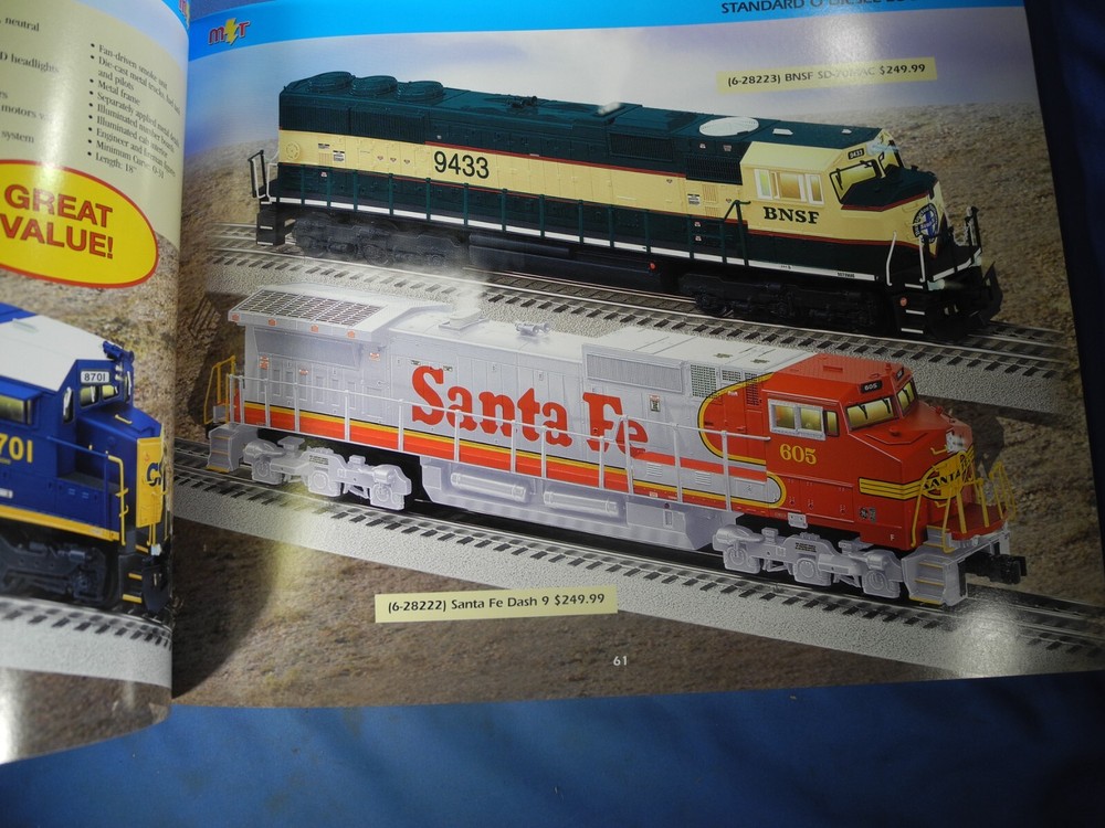 2005 LIONEL TRAINS VOLUME 1 CONSUMER CATALOG MINT