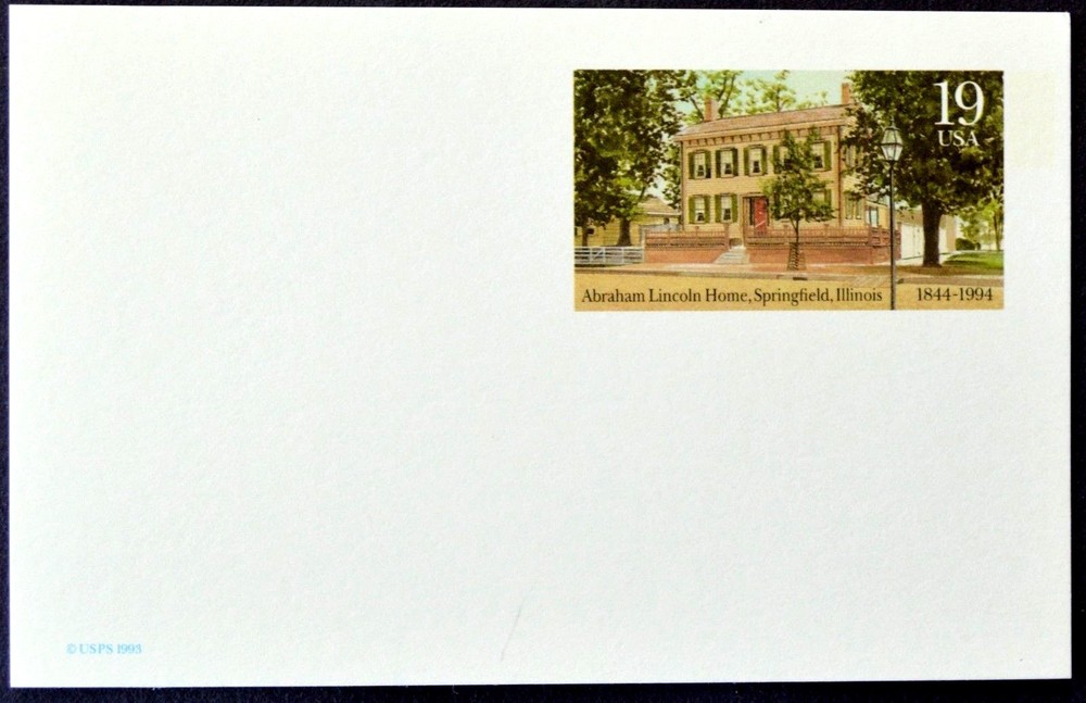 1994 US Sc. #UX174 postal card, 19 cent, mint, sharp corners, excellent shape