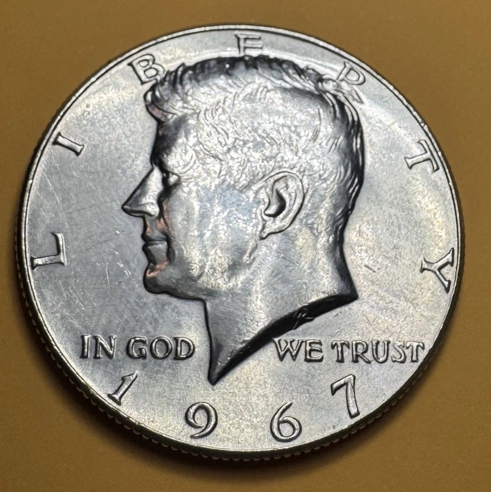 1967 40% silver kennedy half dollar