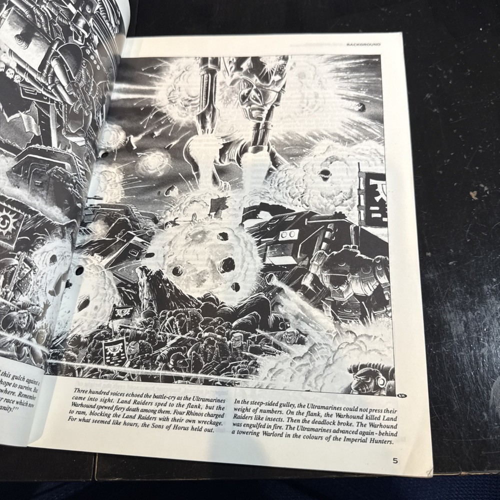 Core Rulebook - 1989 Paperback - Epic Warhammer Games Workshop