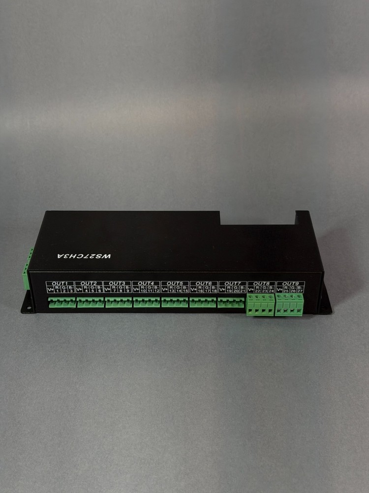 WS27CH3A DMX512 LED Decoder Controller 27 Channel – 12V/24V – Tested