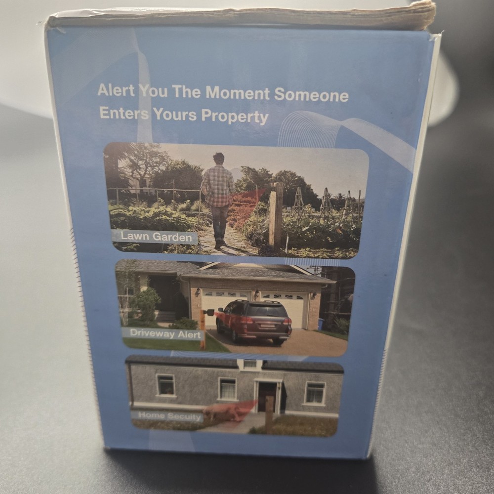 Chtoocy Solar wireless input alarm system with motion sensor exterior