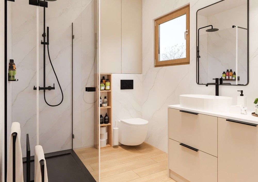 Tiny house, mobile holiday home with equipment