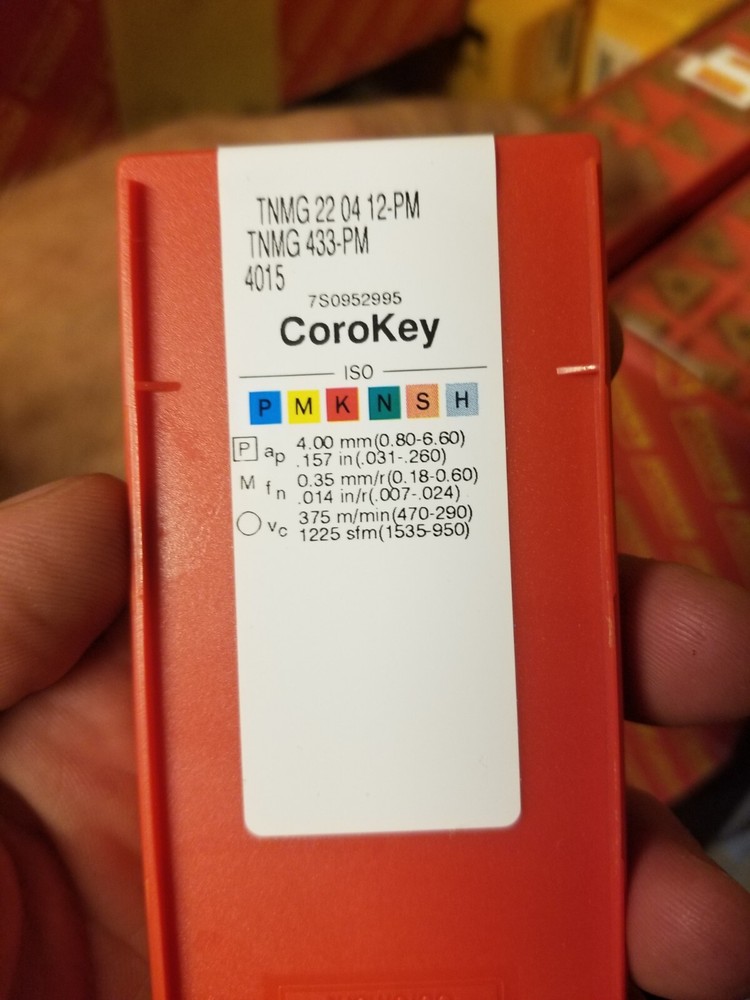 Sandvik Cutoff Inserts 10 per pack