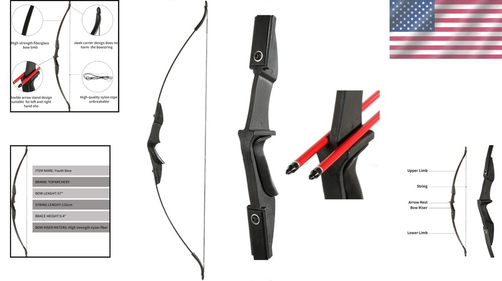 Flexible Takedown Bow - Teenagers Right Left Hand