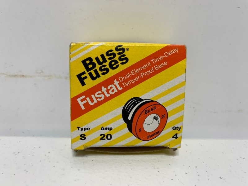 Cooper Bussmann S-20 Plug Fuse 20A Time-Delay