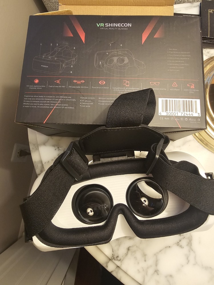 Virtual Reality Glasses Smart Phone Holder Black