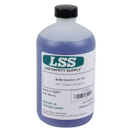 Blue Buffer Solution, Ph 10.00, 500Ml, 793Ep7