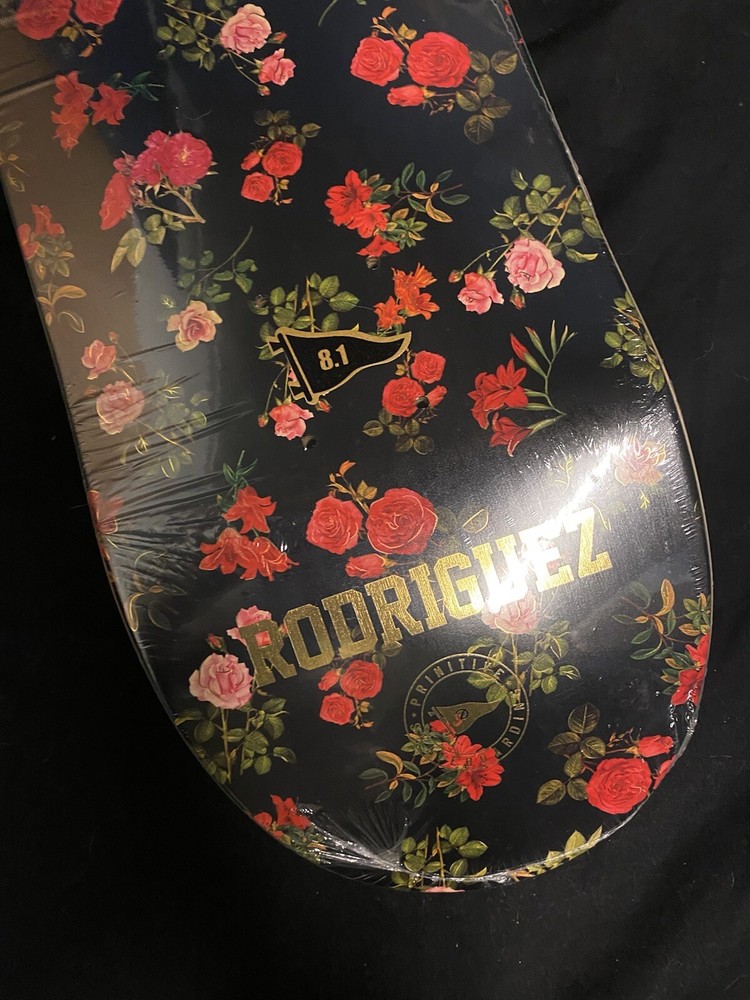 RARE Unreleased Roses Primitive Skateboard Deck Paul Rodriguez Pro Model