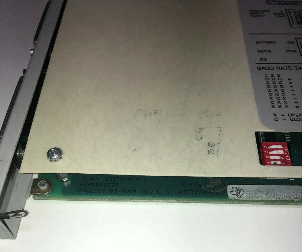 Siemens 505-7101 Basic Module PLC CTI Texas Instruments (Cleaned And Tested)