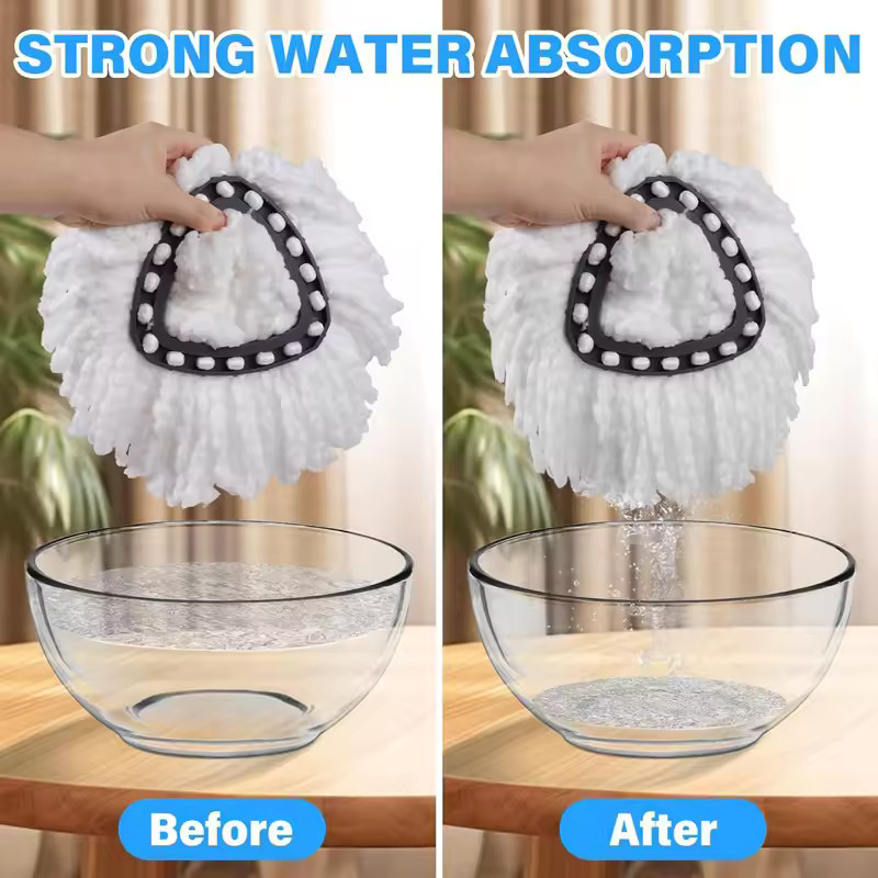 3pcs Microfiber MOP Head Replacement For O-Cedar Easy Wring Spin Mop Easy Refill