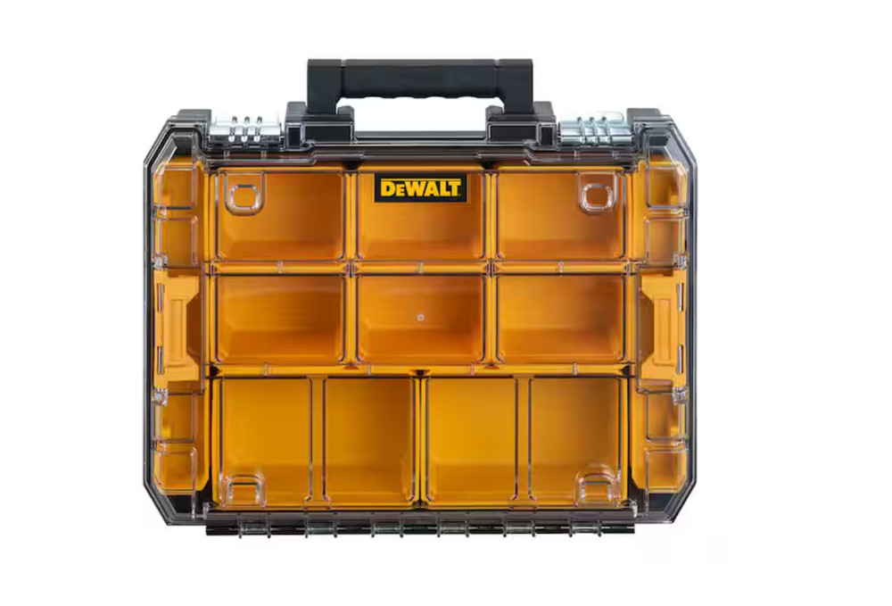 New ! TSTAK V 7 in. Stackable 9-Compartment Small Parts & Tool Storage Organizer