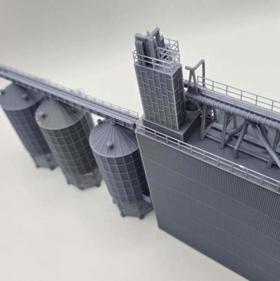 N Scale Grain Elevator 1:160