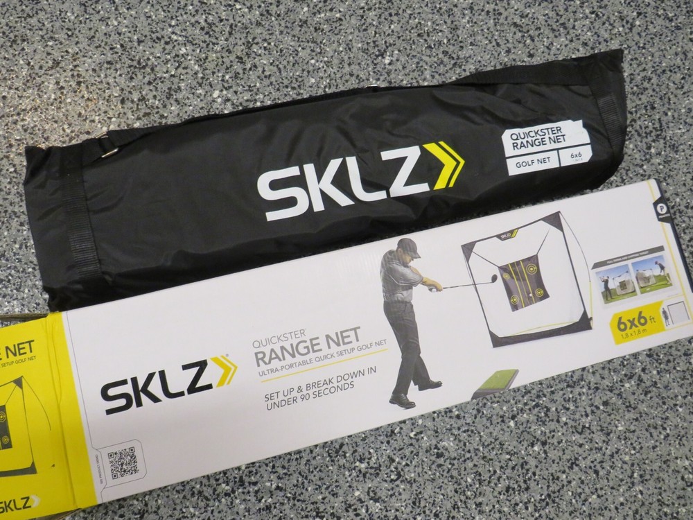 SKILZ Range Net 6x6 Portable Quick Setup Golf Target Training backyard Practice