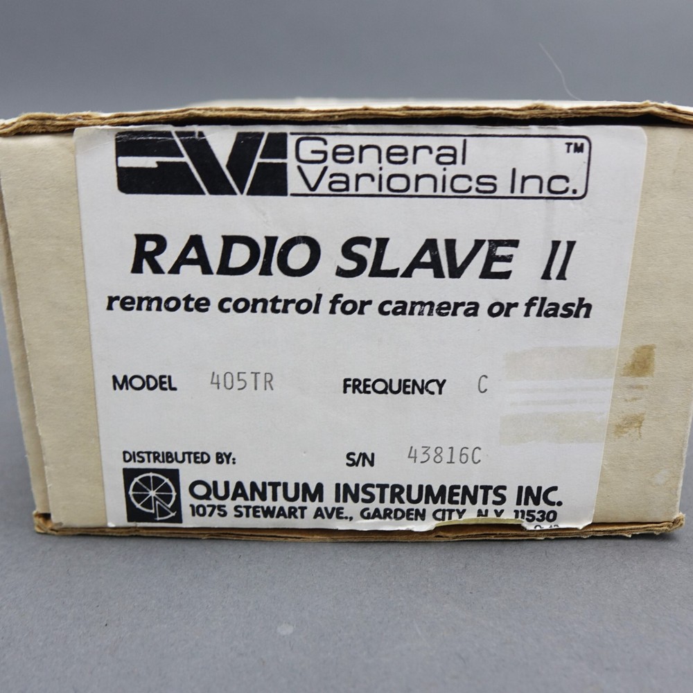 Quantum Radio Slave II Remote Control for Camera or Flash 405TR