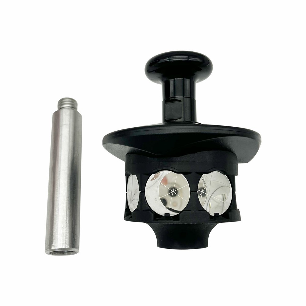 360 Degree Reflective Prism For Trimble Total Station & Silver Height Adapter