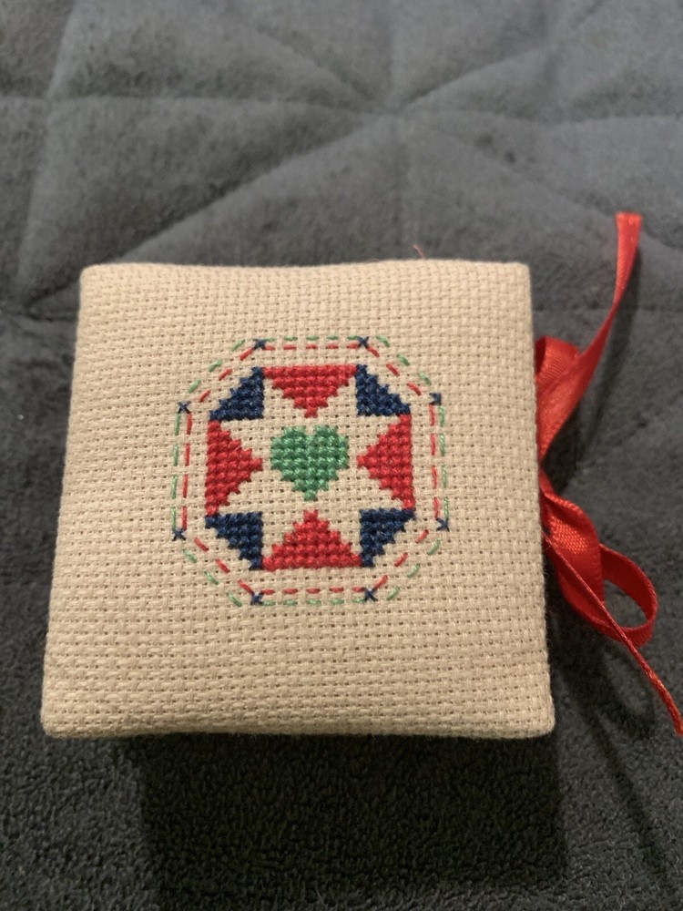 Vintage Embroidered Pin Cushion