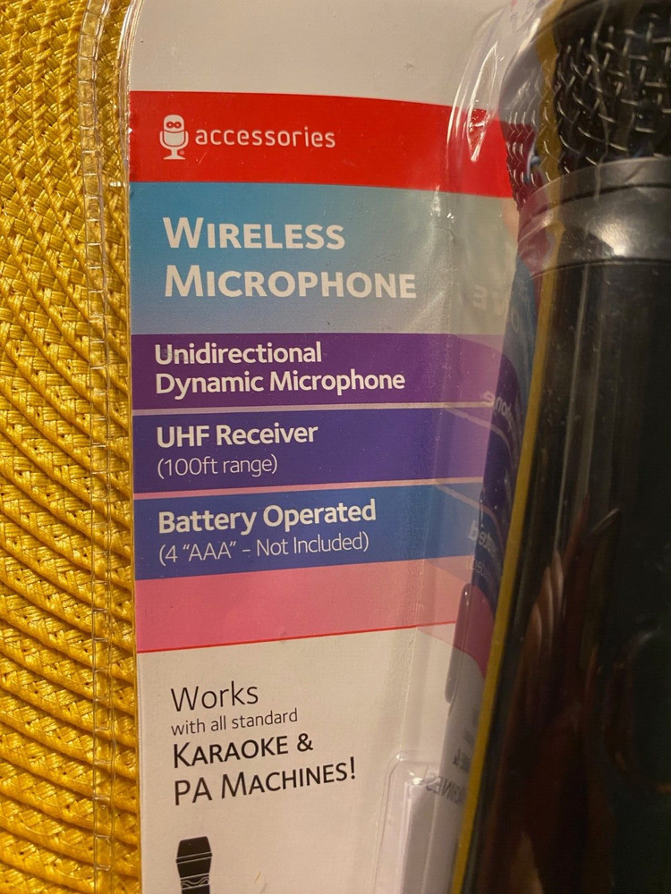 Singing Machine Wireless Microphone Battery Operated