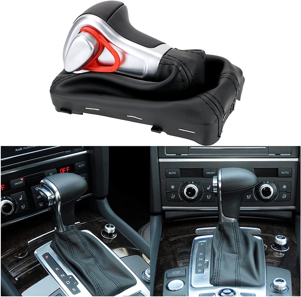 Automatic Gear Shift Knob Gearbox Handle For Audi A6 A5 A4 A3 Q5 Q7 2008+