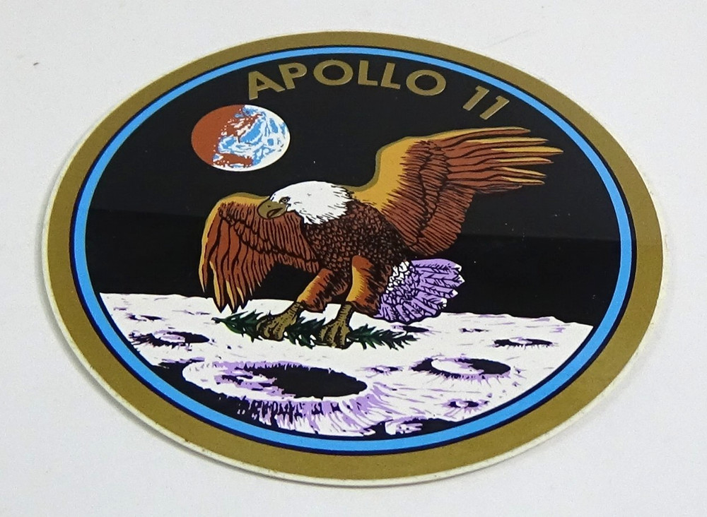 Vintage Apollo 11 Eagle Nasa Sticker Decal #945