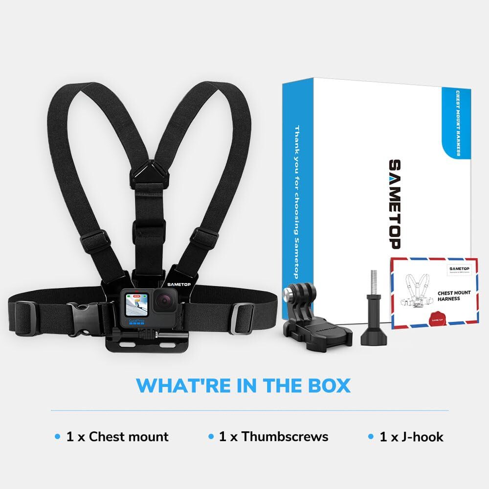 Sametop Chest Mount Strap Harness Chesty Body Compatible
