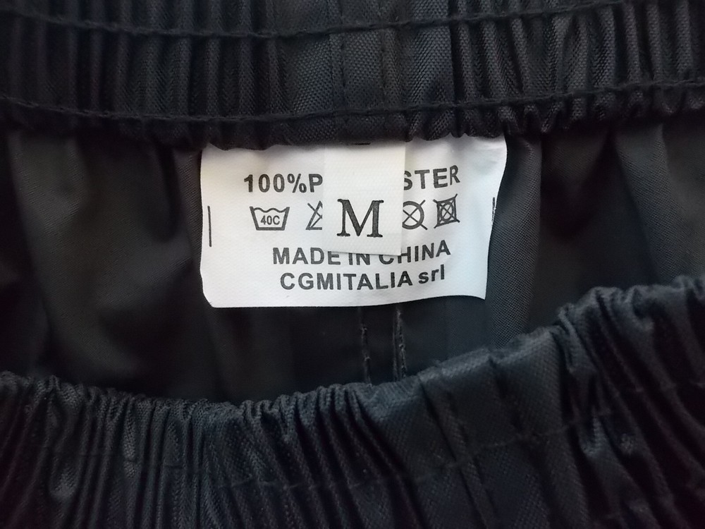 MOTORCYCLE WATER PANTS SIZE M