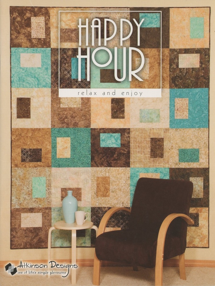 Atkinson Designs Happy Hour Relax and Enjoy Modern Style Pattern Book