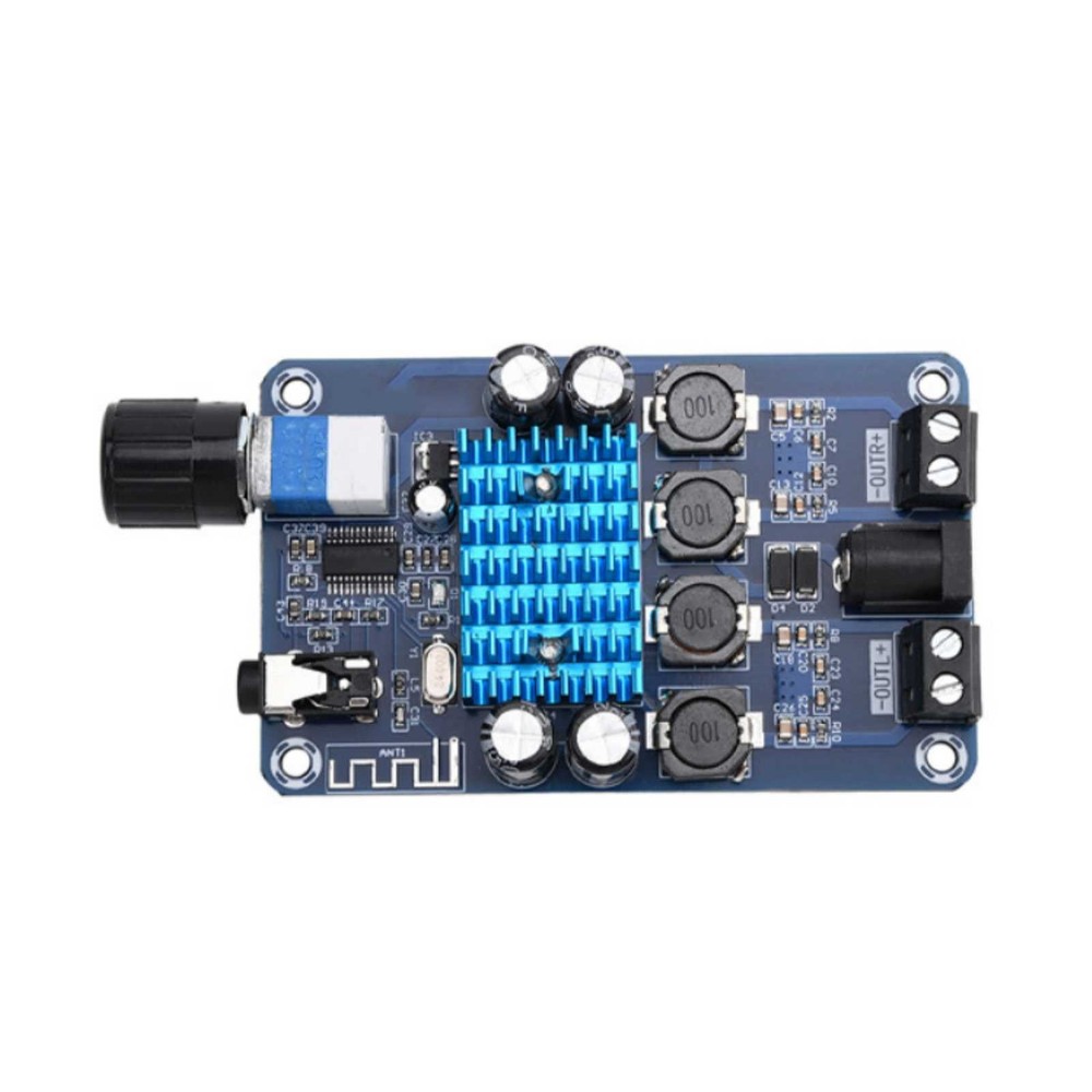 1.97in Digital Power Amplifier Board Class D Bluetooth 50W*2 Audio