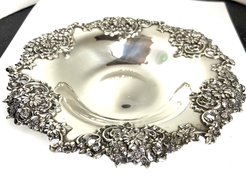 Tiffany & Co Sterling Silver Coaster. Bowl. Double Wall Technique.