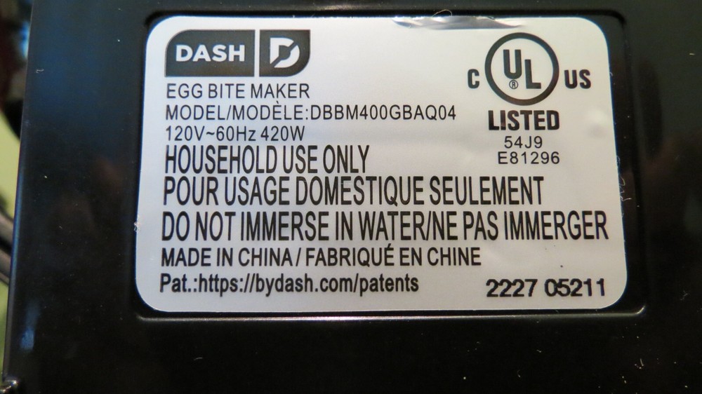 Dash Egg Bite Maker