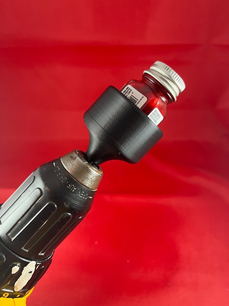 1/4oz Testors Paint Bottle Vortex Mixer for Drill | 3D Printed