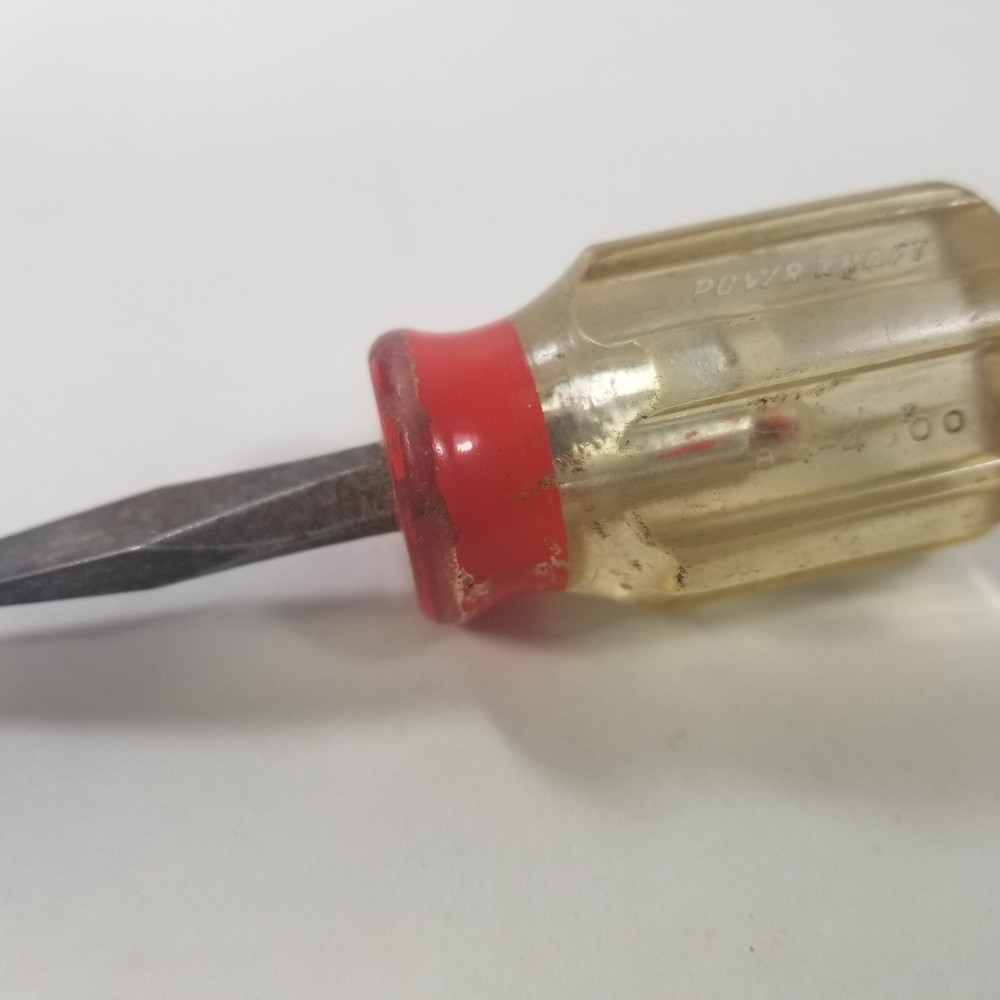 Vintage Powr-Kraft Stubby Screwdriver