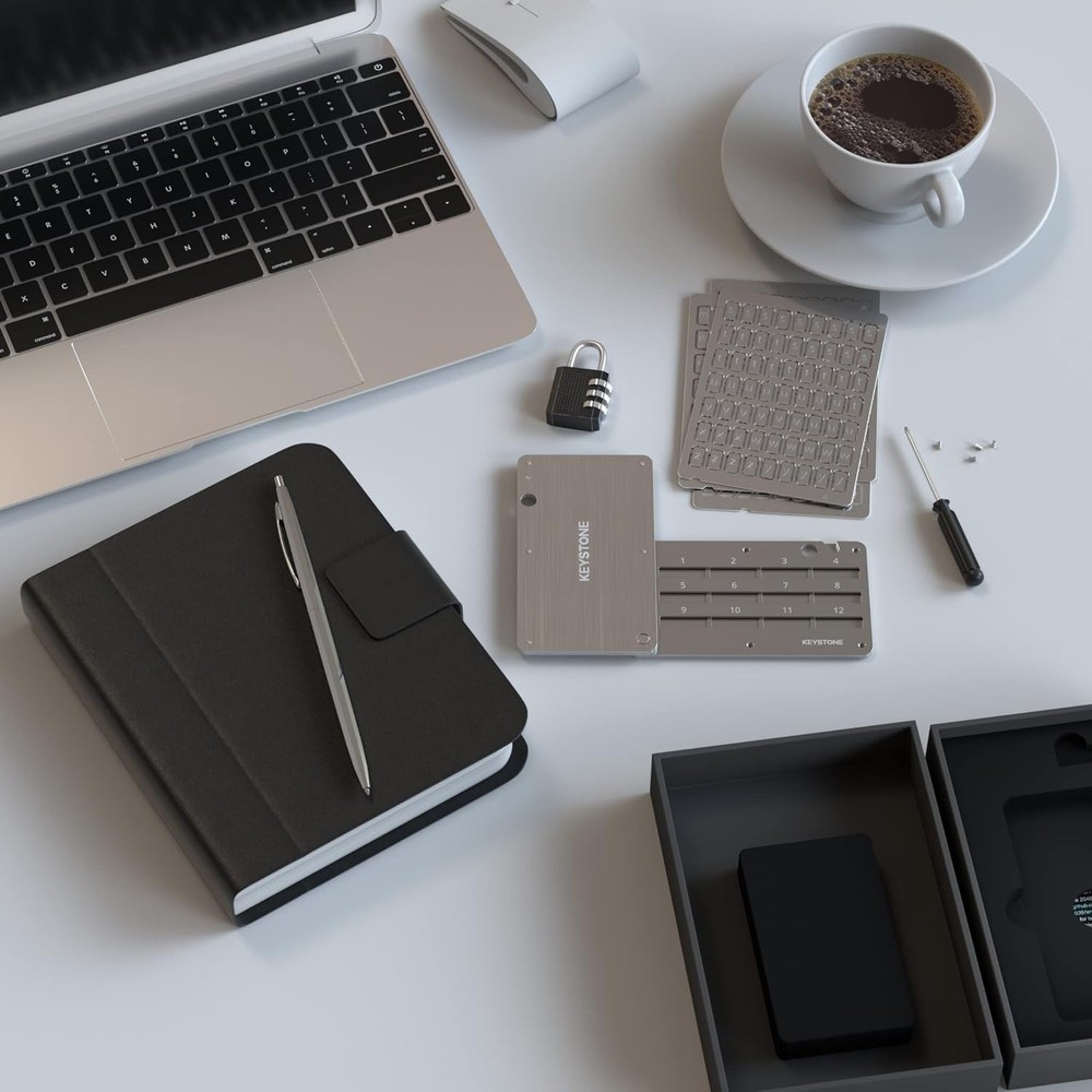 Indestructible Crypto Seed Storage Wallet - 24 Words Backup & Fireproof Design