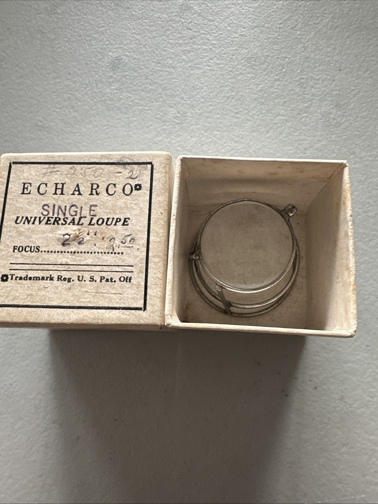 "Echarco" single universal Loupe 2 -1/2 with box